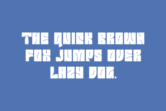 Groovy Endros Font - Preview 4