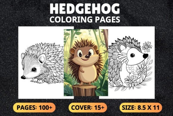Hedgehog Coloring Pages for Kids