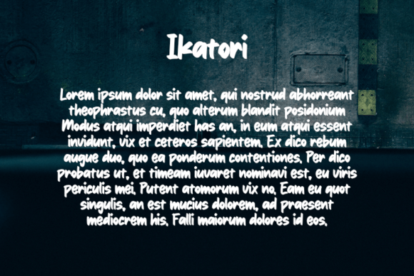 Ikatori Font - Preview 2