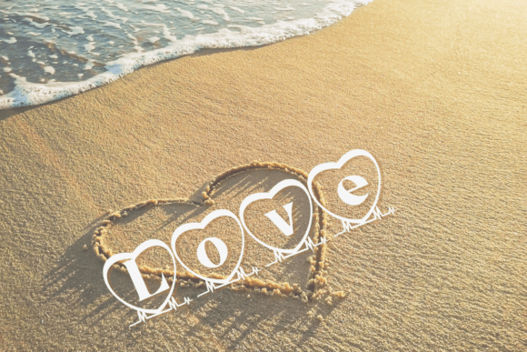 Love Bubble Heart Font PNG with transparent background - Preview 6