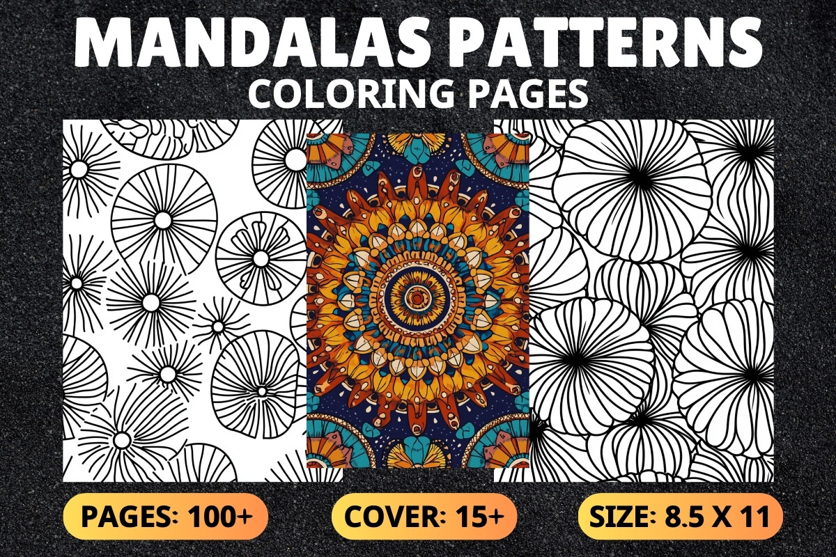 Mandalas Patterns Coloring Pages