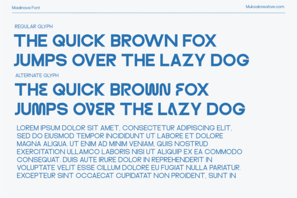 Modinova Font PNG with transparent background - Preview 6