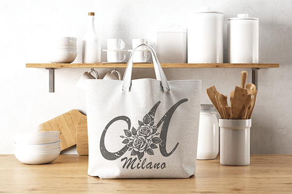 Raisha Flower Monogram Font PNG with transparent background - Preview 1