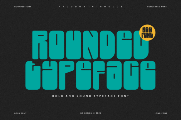 Roundsog Font PNG with transparent background - Preview 1