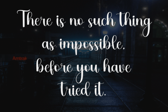 Simple Wonderful Font PNG with transparent background - Preview 2