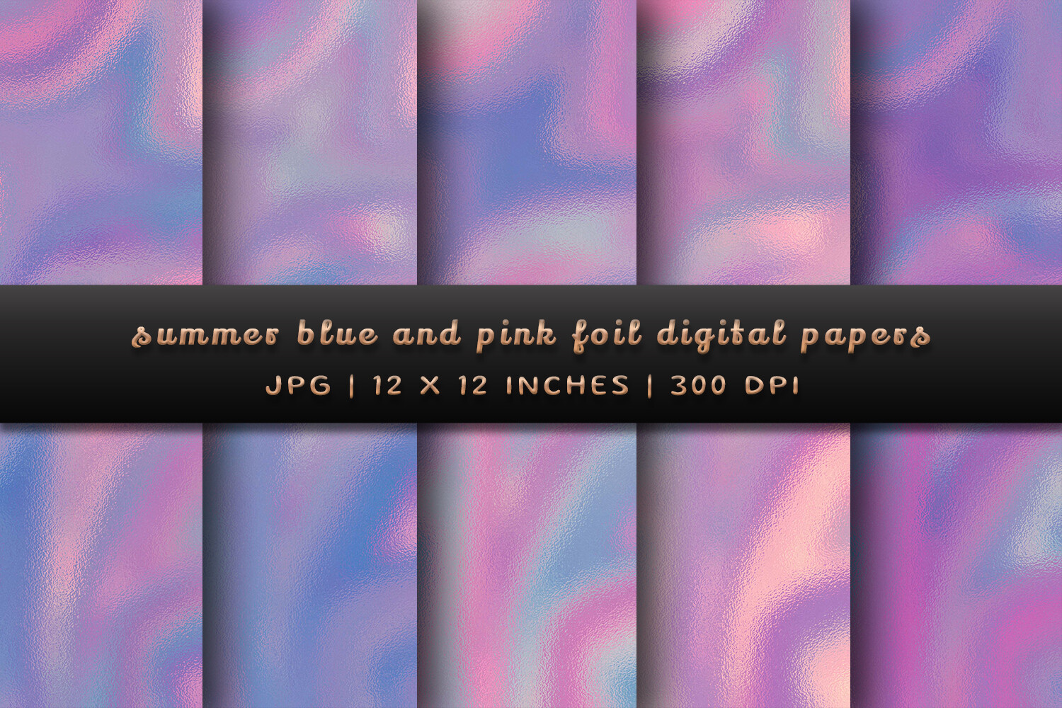 Summer Pink and Foil Digital Papers Graphic by Pugazh Logan · Creative ...