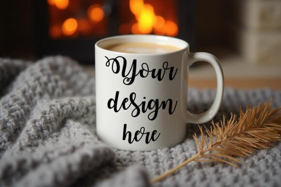 White Coffee Mug Mockup Graphics