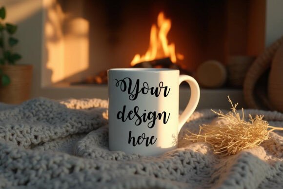White Coffee Mug Mockup Graphics
