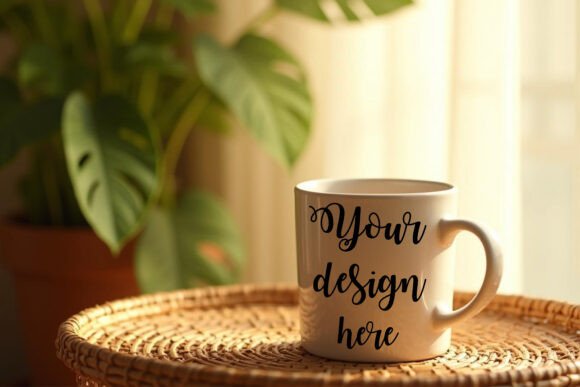 White Coffee Mug Mockup Graphics