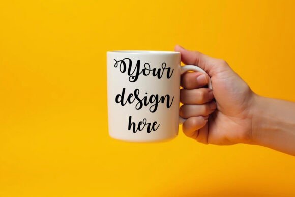 White Coffee Mug Mockup Graphics