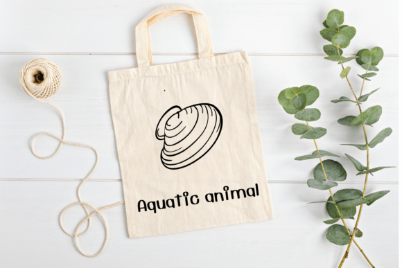 Aquatic Animal Font - Preview 4