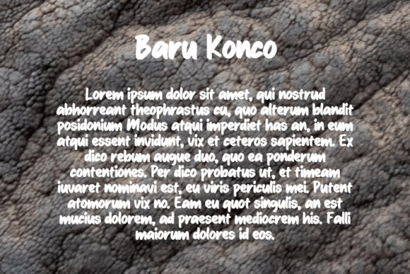 Baru Konco Font - Preview 2