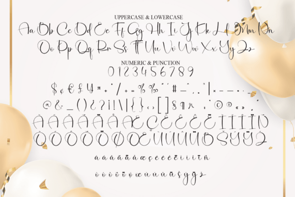 Birthday Font - Preview 6