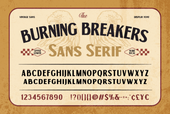 Burning Breakers Font - Preview 5