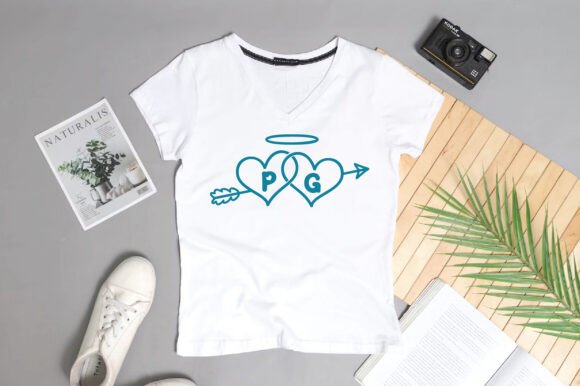 Connected Heart Font - Preview 4