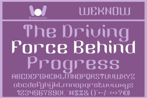 Engine of Progress Font - Preview 1