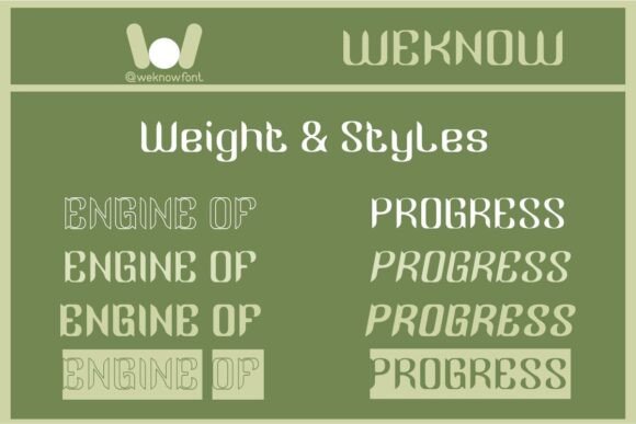 Engine of Progress Font - Preview 5