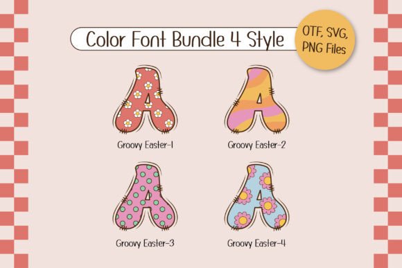 Groovy Easter Font - Preview 1