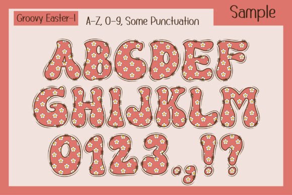 Groovy Easter Font - Preview 2
