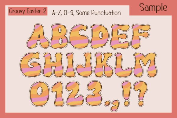 Groovy Easter Font - Preview 3