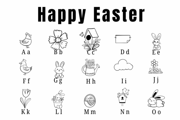 Happy Easter Font - Preview 1
