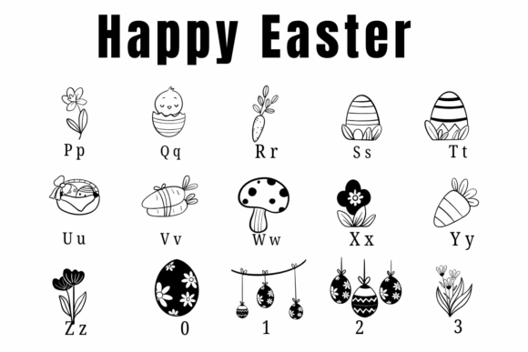 Happy Easter Font - Preview 2
