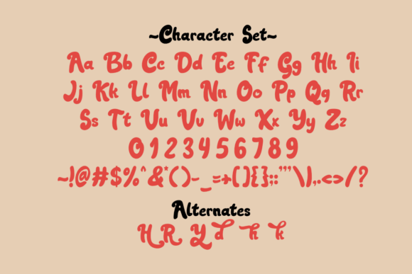 Hydra Hybrid Font PNG with transparent background - Preview 1