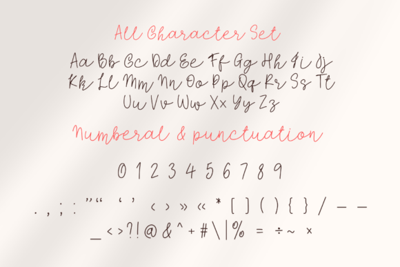 Love Ever Font PNG with transparent background - Preview 4