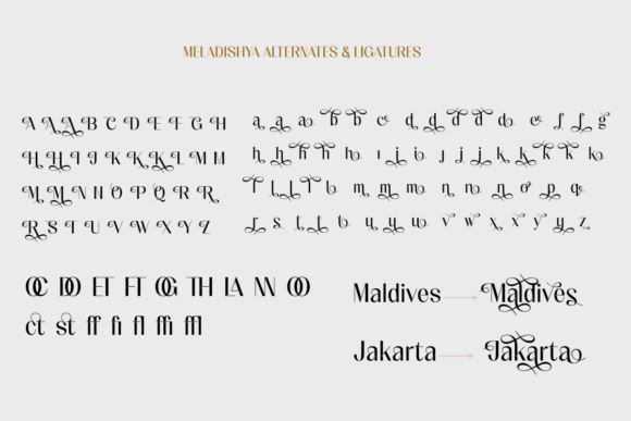 Meladishya Font PNG with transparent background - Preview 2