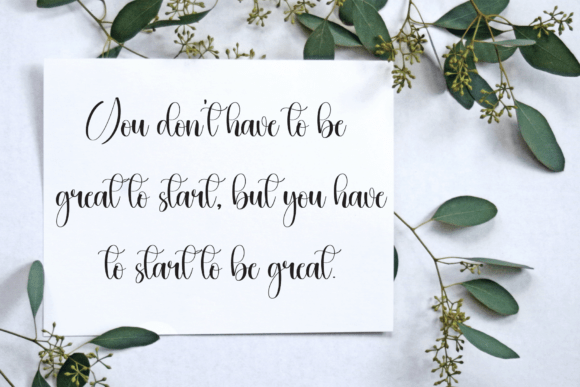 Outstanding Font PNG with transparent background - Preview 2