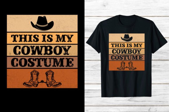 Preview of Western Cowboy My Cowboy Costume Shirt T-shirt, sticker, and sublimation design