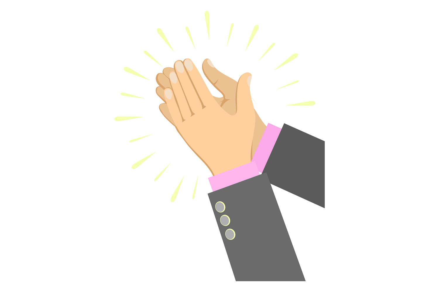 Applause Color Icon. Clapping Hands in F Graphic by vectortatu ...