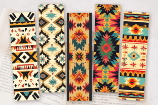 Aztec Fabric PNG Bookmark Design Graphic by CraftyCakes · Creative Fabrica