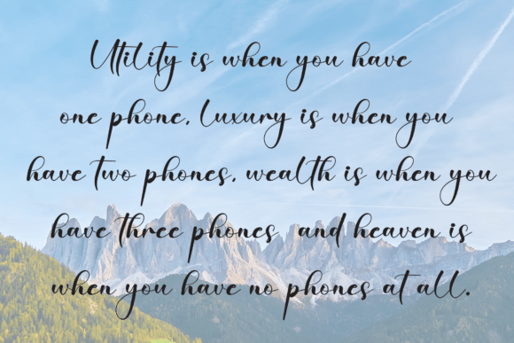 Calming Font - Preview 5
