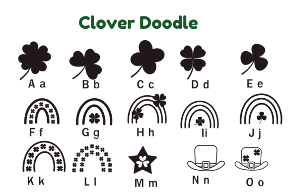Clover Doodle Font - Preview 4