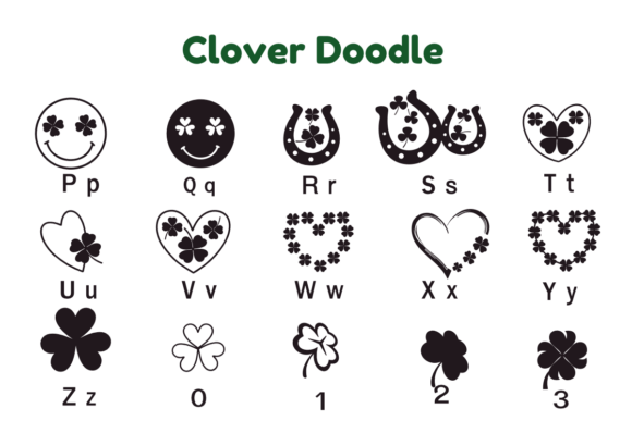 Clover Doodle Font - Preview 5