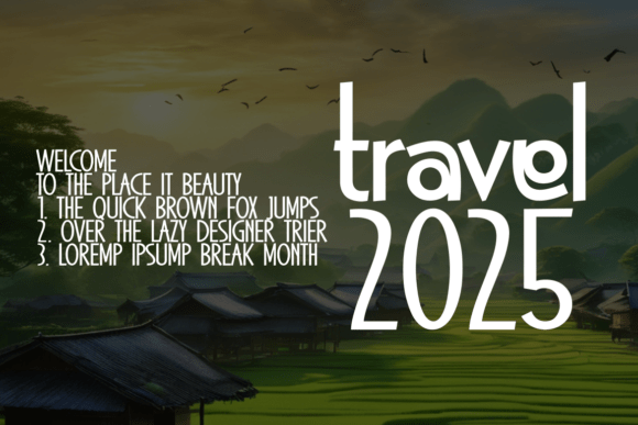 Fraverino Font - Preview 1