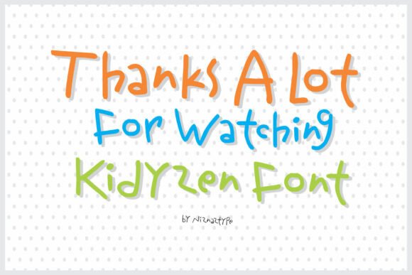 Kidyzen Font PNG with transparent background - Preview 5