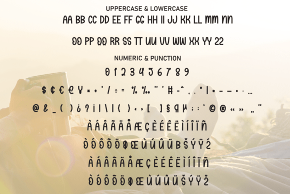 Morning Adventure Font PNG with transparent background - Preview 6