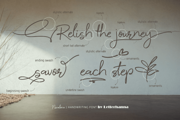 Nevalona Font PNG with transparent background - Preview 1