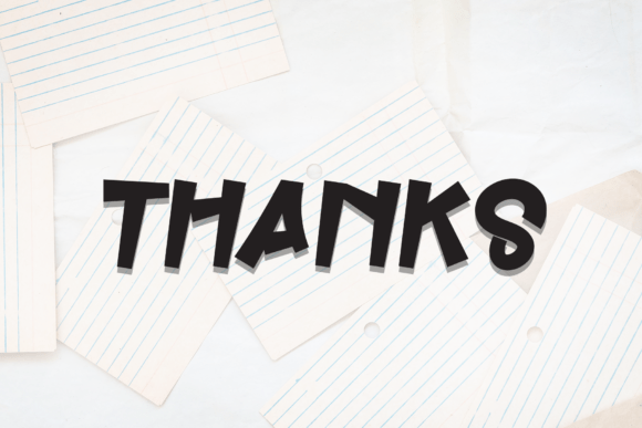 Retro Notes Font font preview - 6
