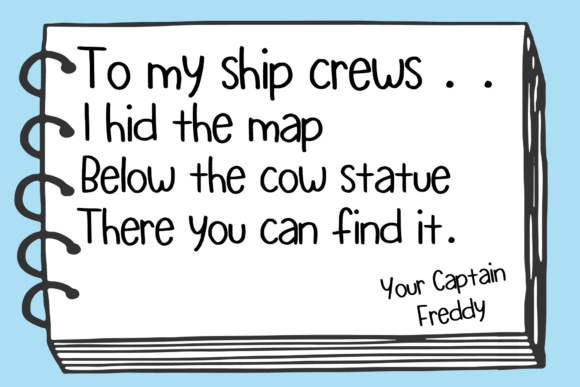 Author Notes Font - Preview 2