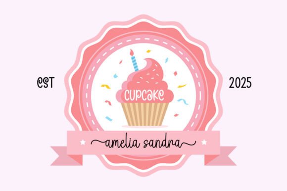 Birthday Cupcake Duo Font - Preview 4