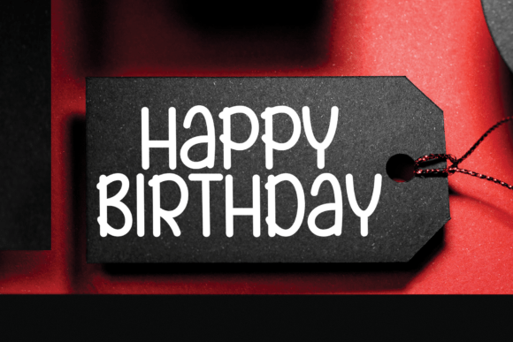 Black Sample Font - Preview 4