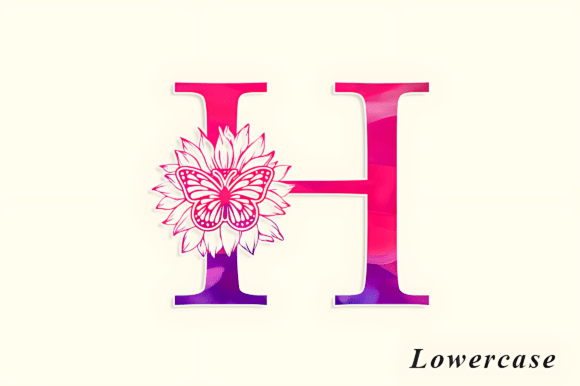 Blossom Embrace Monogram Font - Preview 2
