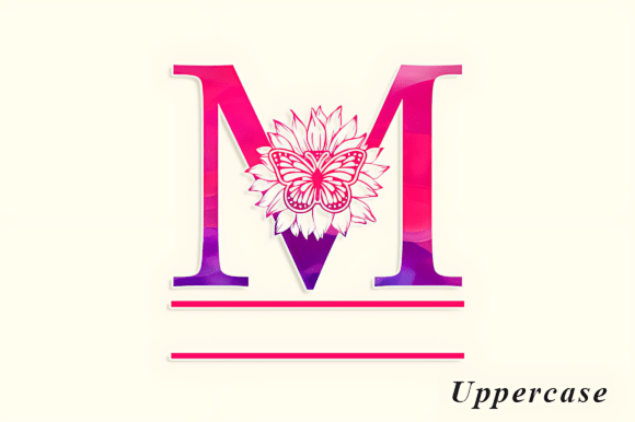 Blossom Embrace Monogram Font - Preview 3