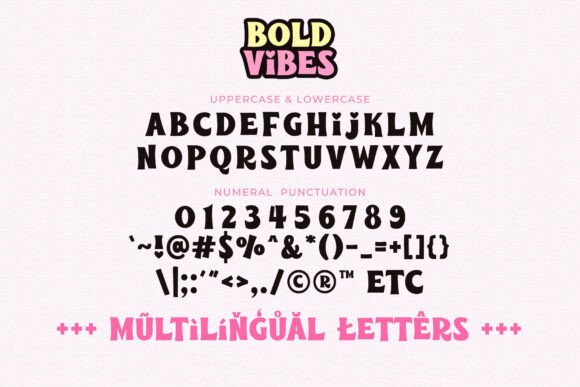 Bold Vibes Font - Preview 6