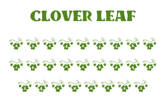 Clover Leaf Font - Preview 2