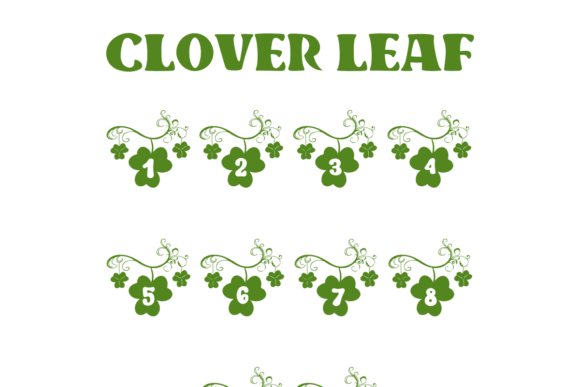 Clover Leaf Font - Preview 3