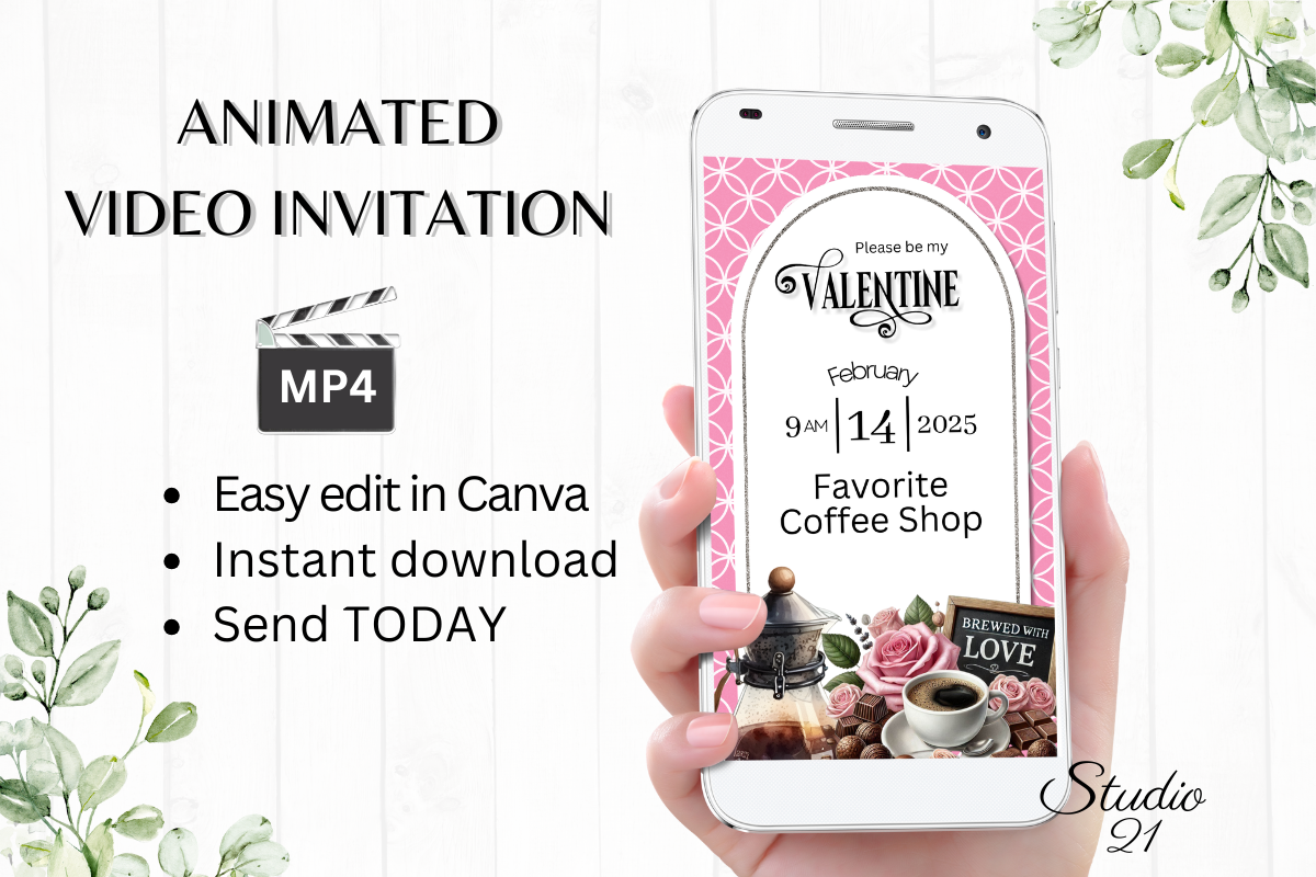 Electronic Valentine's Day Invitation